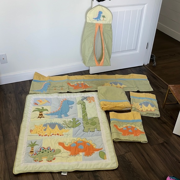 Lambs & Ivy Bedding Lambs Ivy Dinosaur Bedding Crib Set Comforter